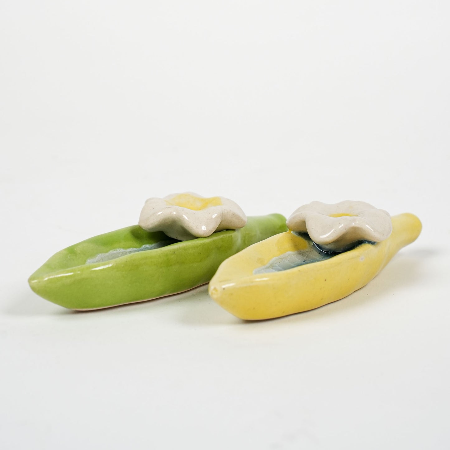 Boat Ceramic Incense Stand