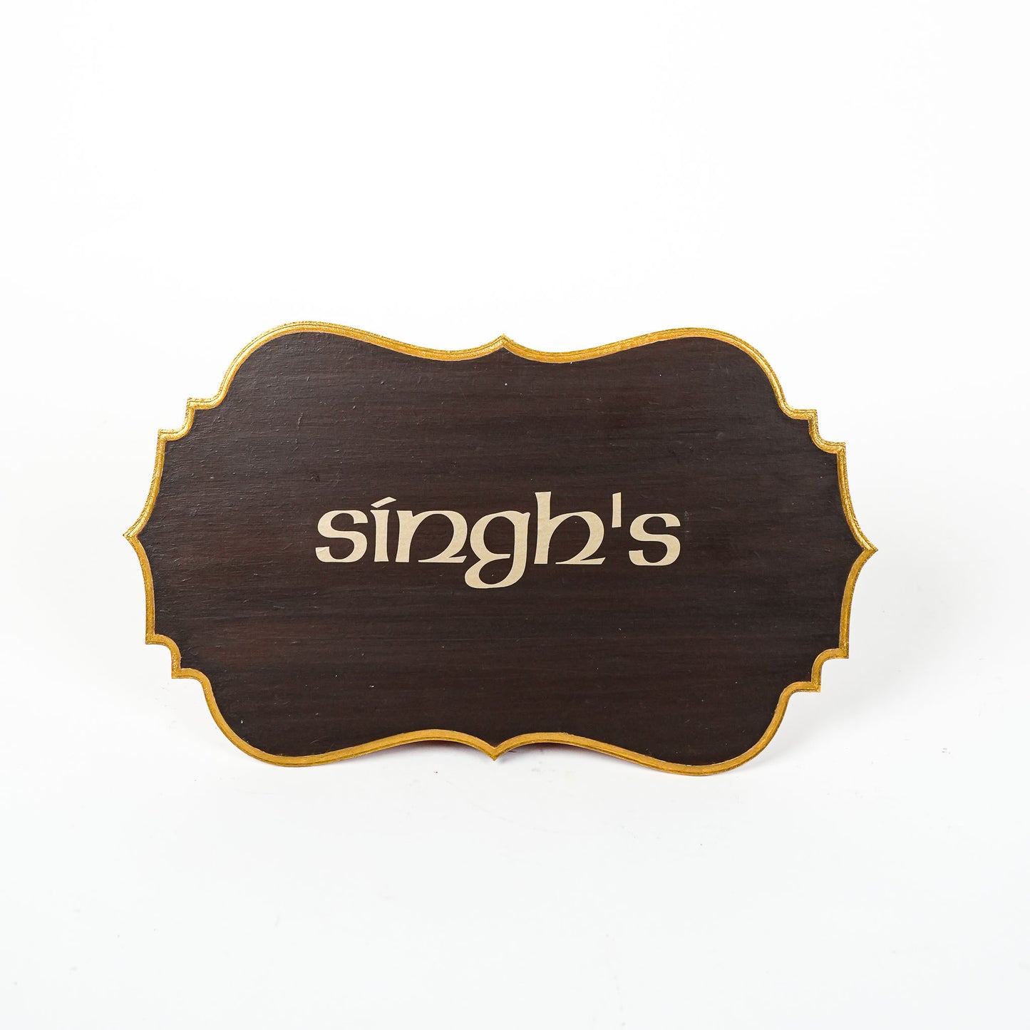Gilded Edge Nameplate