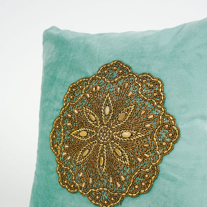 Gilded Sphere Cushion