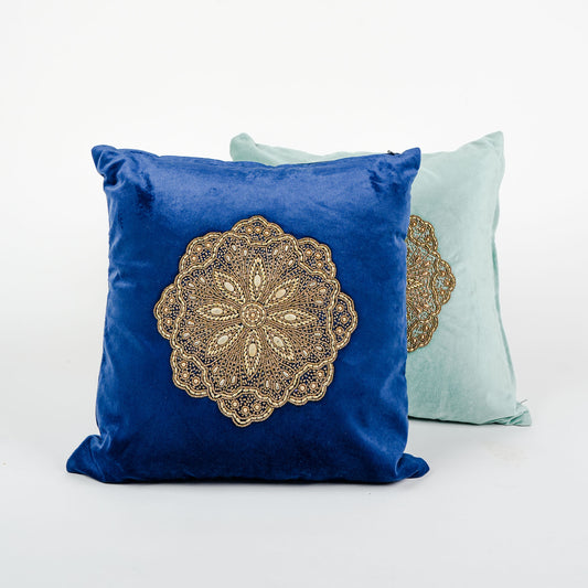 Gilded Sphere Cushion