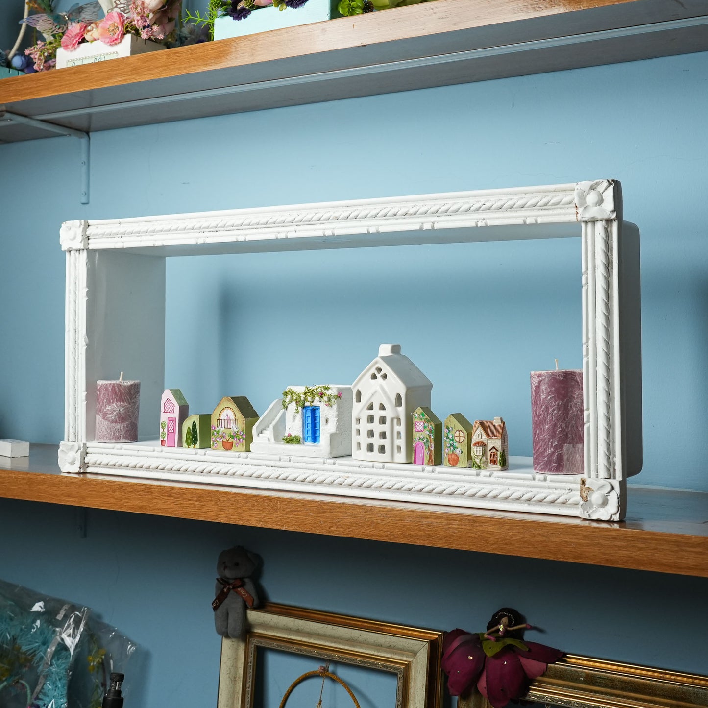 Ivory Crest Shelves