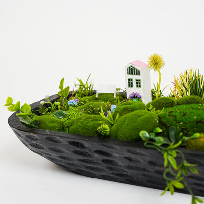Natural driftwood base