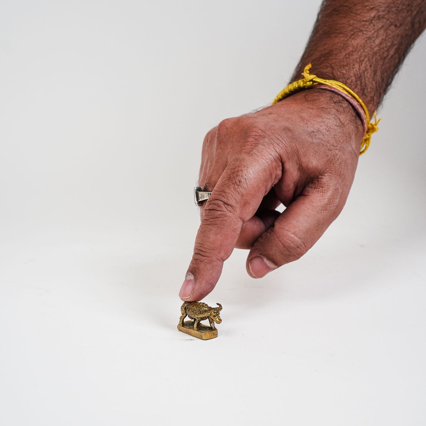 Nandi brass miniature