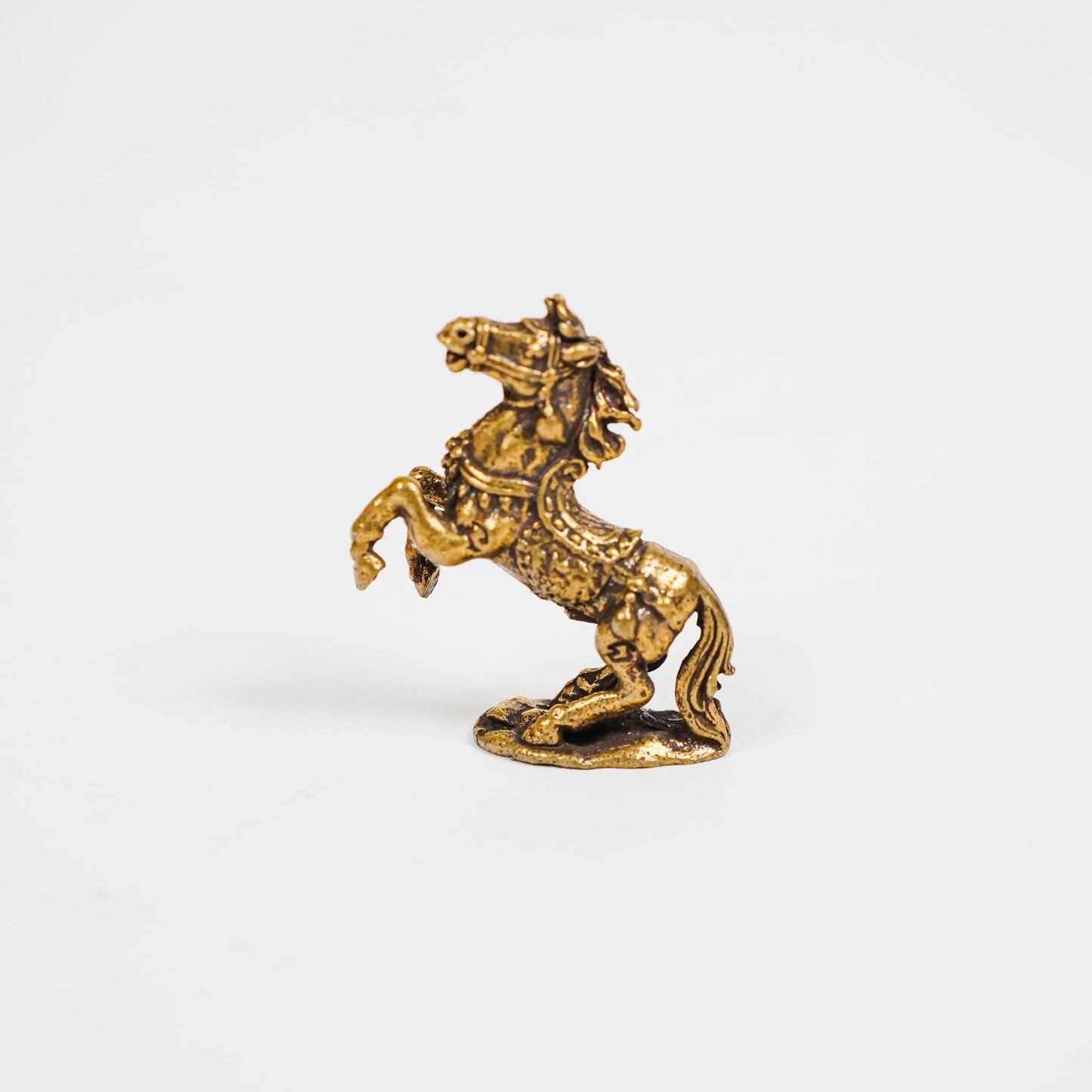 Rearing Horse brass miniature
