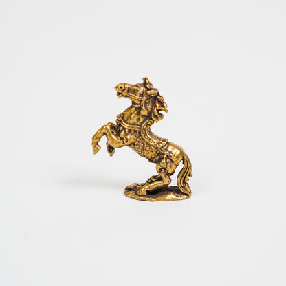 Rearing Horse brass miniature