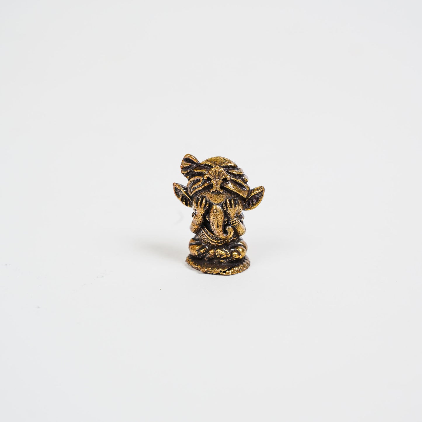 Bal Ganesha brass miniature