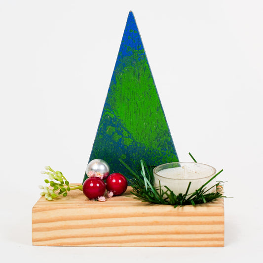 Xmas Tree Candle Holder
