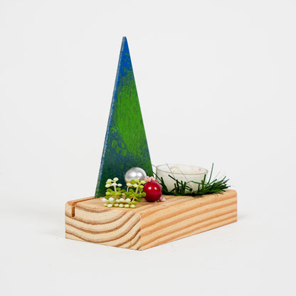 Xmas Tree Candle Holder
