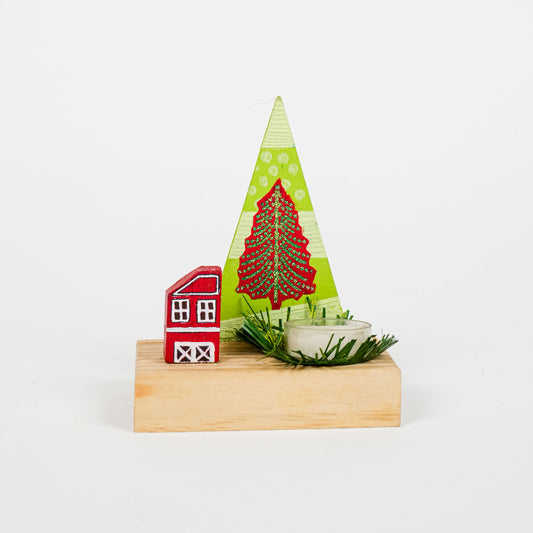 Xmas Tree tea light