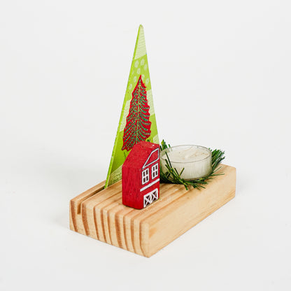 Xmas Tree tea light