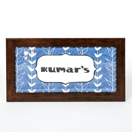 Wall paper Name Plate