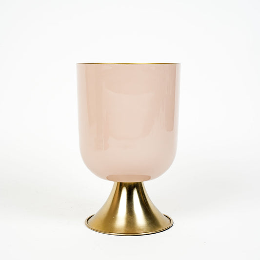 Peach Golden Vase