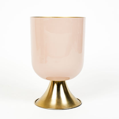 Peach Golden Vase
