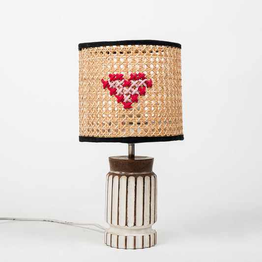 Rattan Glimmer Lamp