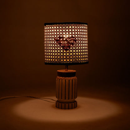 Rattan Glimmer Lamp